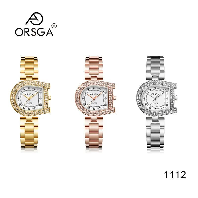 Women Quartz Watch Luxury Clock Fashion Elegant Rose Gold Sliver Case Diamond Dial Vintage New Orologio Reloj Ladies Wristwatch