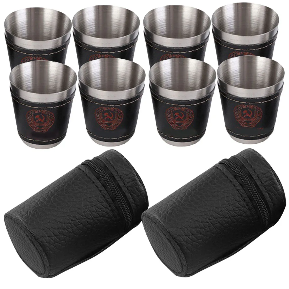 

Stainless Steel Cup 30ml Mini Size Portable Camping Drink Mug for Hiking Party Picnic Stackable Anti Rust Shatterproof