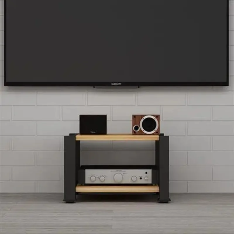 for Power Amplifier Cabinet Audio Rack Equipment Stand for AV Speakers Tripod Metal Iron Shelf Storage Organizer