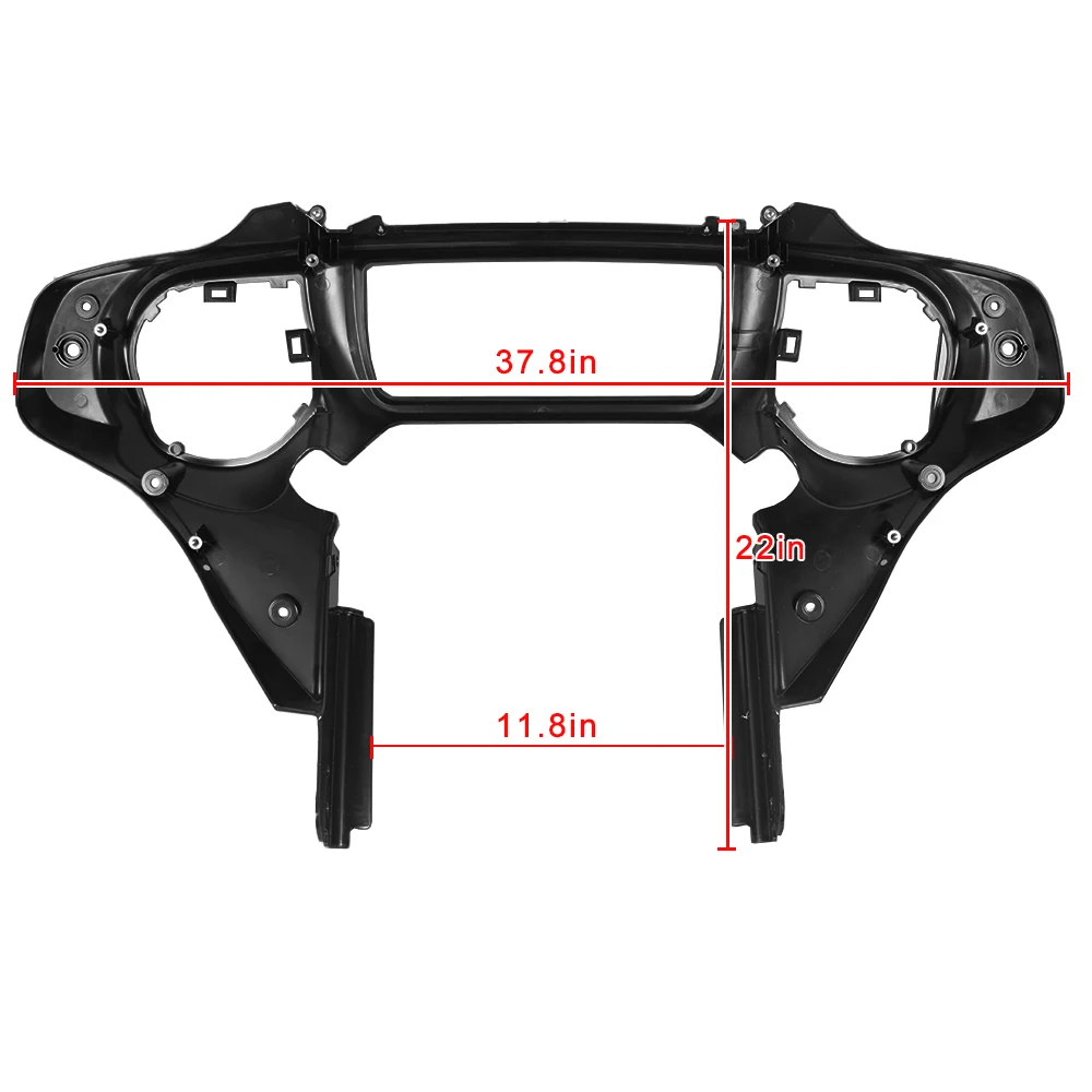 Motorcycle Front Inner Fairing Cover Fit For Harley CVO Street Glide 2023-2025 Vivid Black