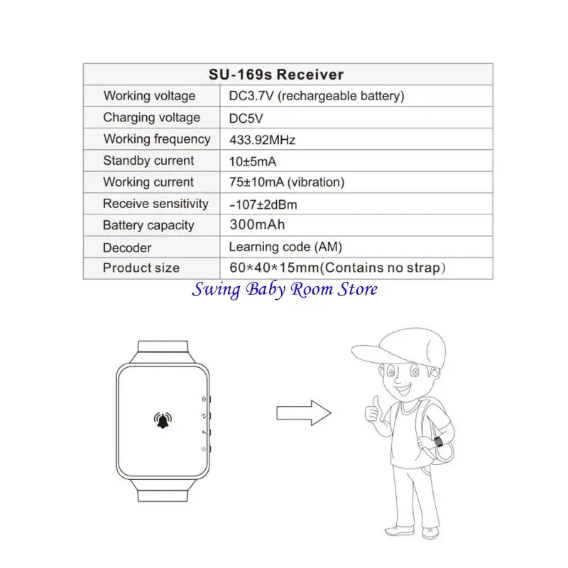 K1AD الجلد الصديق للطوارئ في حالة تنبيه معصم مستشفى Wireless Hospital Wireless Hospital