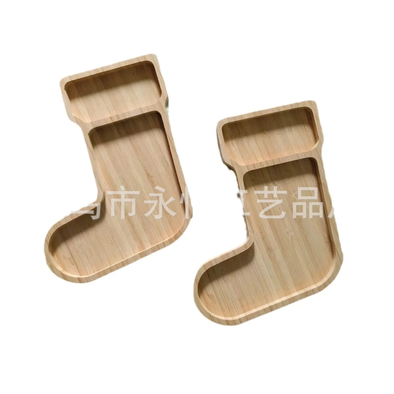 

Wooden Christmas Stocking Serving Platter Rustic Holiday Tray Snacks Cookies Appetizers Desserts Christmas Party Snack Plate