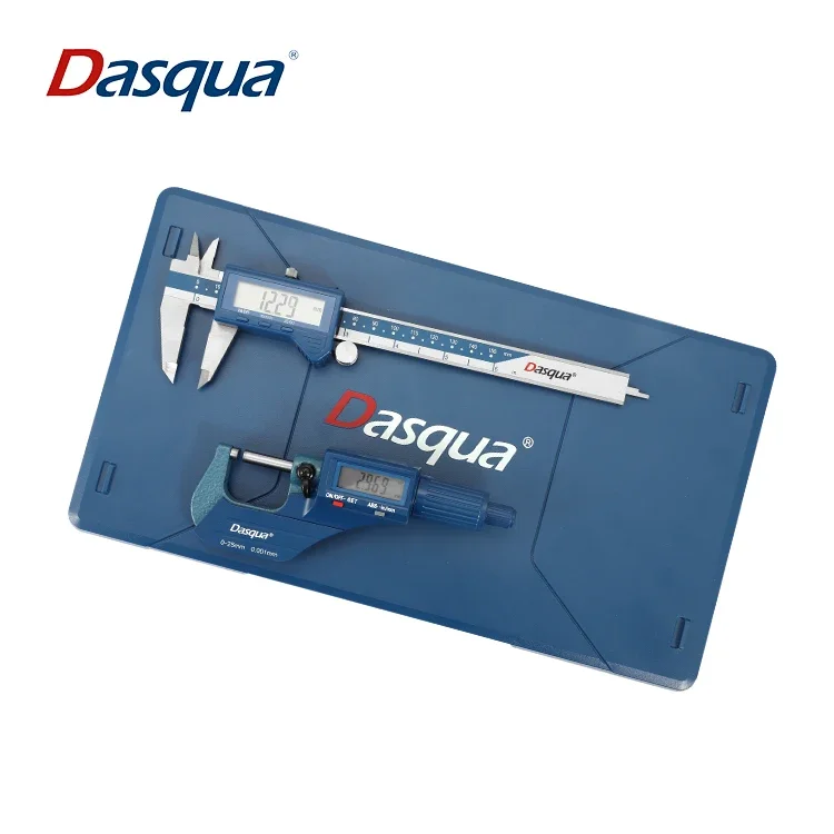 Dasqua 2pcs General Purpose Measuring Set 0-150mm 0-6'' Digital Caliper 0-25mm 0-1'' Digital Outside Micrometer