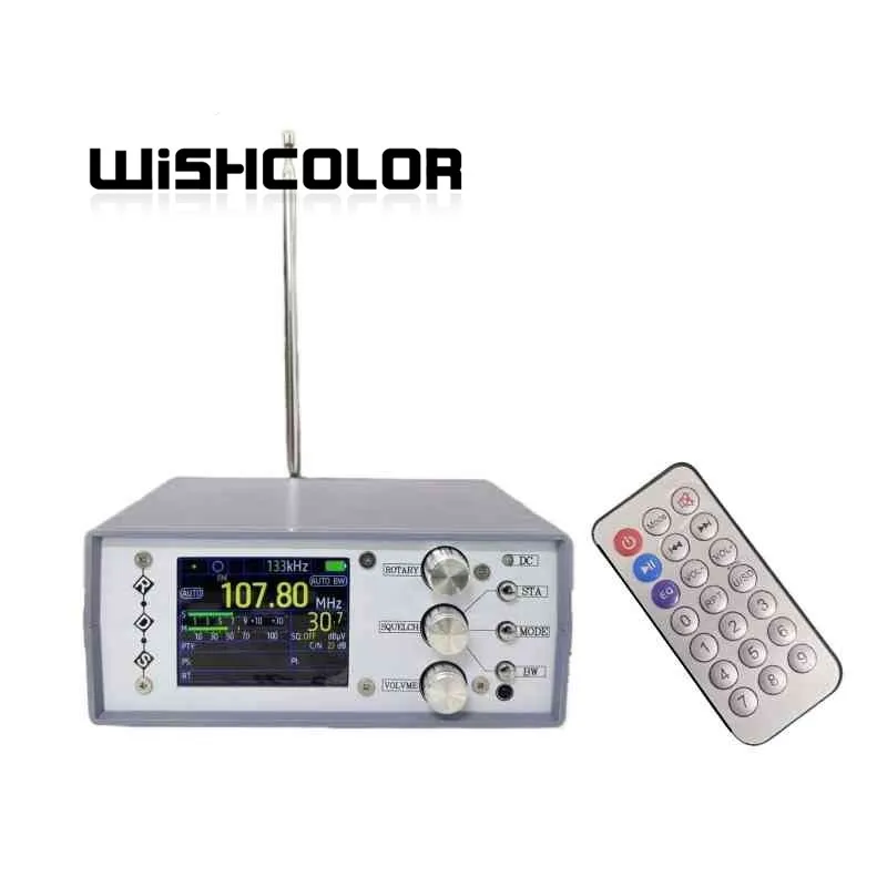 HamGeek TEF6686 RDS AM FM LM MW SW OIRT Desktop Full Band Radio Receiver Stereo Version + Remote Control