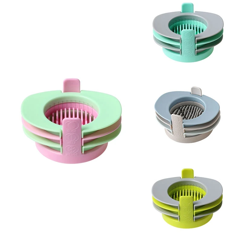 Egg Slicer, 3 In 1 Boiled Egg Cutter, With Stainless Steel Cutting Wires, Cut Eggs Into Thin Slices Wedges