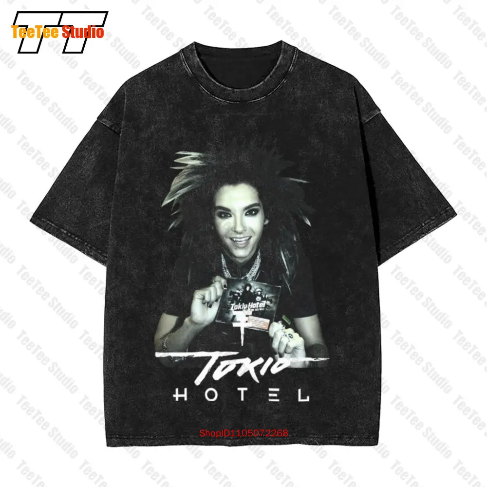 Rare Tokio Hotel Vintage Oversized T-Shirt Bill Kaulitz Signature Vintage Tour GX23