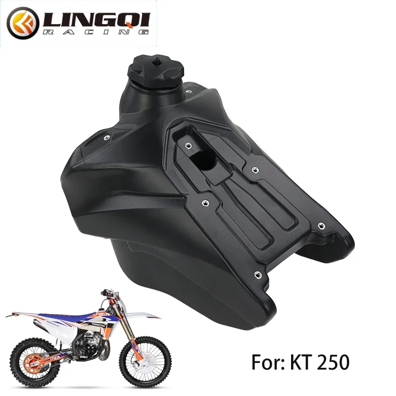 LESQUE Petrol Fuel Tank Black Reserve Tanks Jerry Can For KT250 Off-road  Motocross Cafe Racer