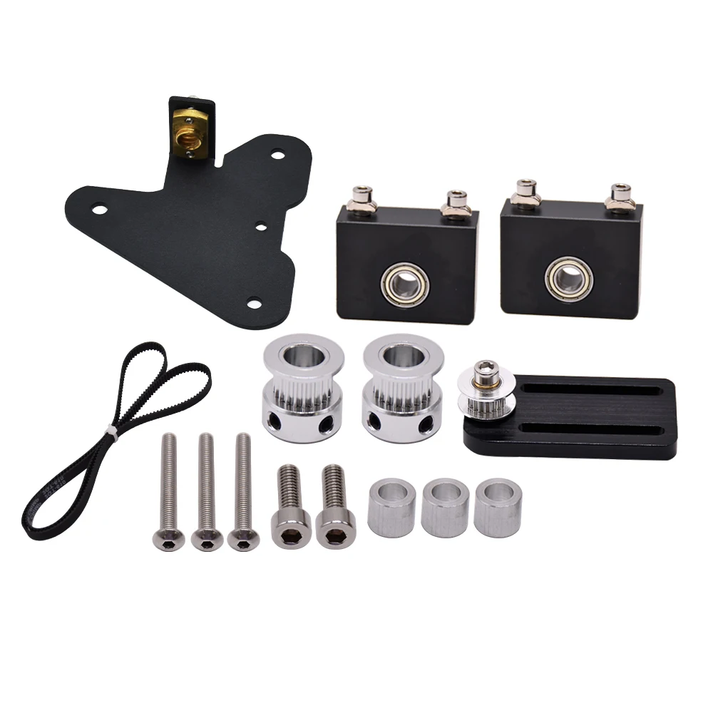 Zestaw do modernizacji podwójnej osi Z Ender3/CR10, zestaw do modernizacji z gwintem trapezowym, zębatka 20 zębów, pasek rozrządu z kołem pasowym do Ender 3/CR10. — zdjęcie produktu 3