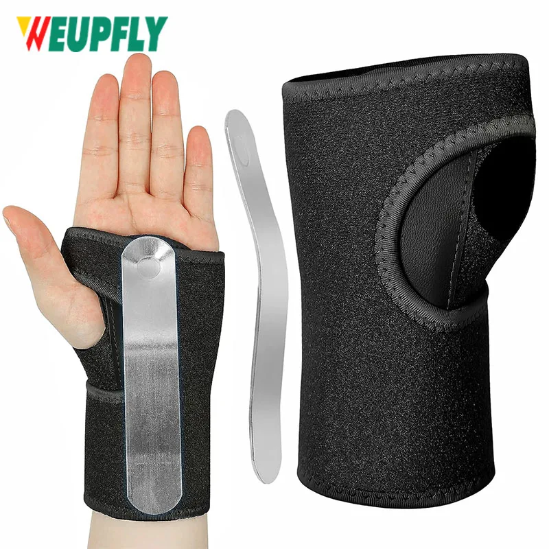 WEUPFLY 1PC Adjust Splint Sprains Arthritis BandBandage Orthopedic Hand Brace Wrist Support Finger Splint Carpal Tunnel Syndrome