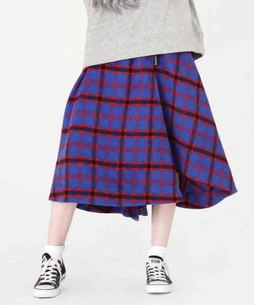 

Новинка Весна 2026: Женская модная юбка А-силуэта с высокой талией, универсальная, асимметричная, в клетку, премиум-класса