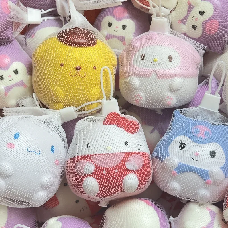 Novo Brinquedo Antiestresse Kuromi Kitty Squishy, Brinquedo de Anime com muitas avaliações coreanas, Pocket Pushy Squeeze Fidget Toys, Presente