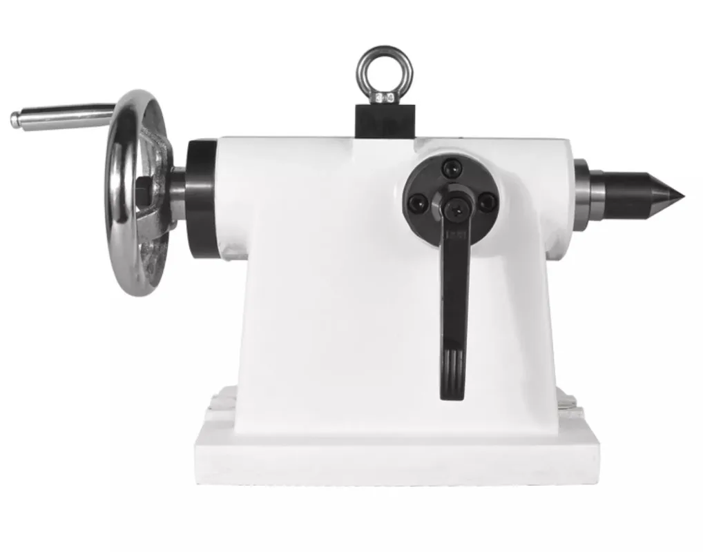 CNC Indexing Tailstock 4th Axis Lathe 135mm Four Axis Rotary Table TS-135 Top Tailstock Table Pneumatic Brake Manual Tailstock