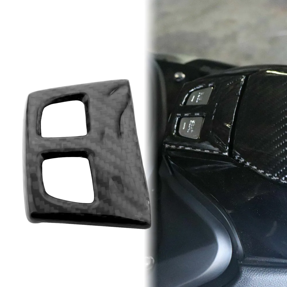 Fuel Tank Trim Cover Carbon Fiber 1Pc Black Motorcycle Fit For Yamaha TMAX 530 560 2017 -2021 Accessory