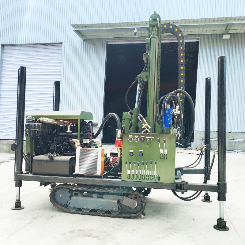 

Customized Rotary Portable Water Well Drilling Rig 200m Crawler Diesel Hydraulic Efficient High Quality Drilling