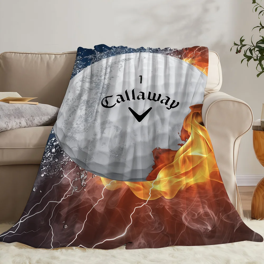 Golf C-Callaway Blanket Soft Warm And Thick Perfect For Bedroom Living Room Bed Sofa Camping Picnic Office Gift