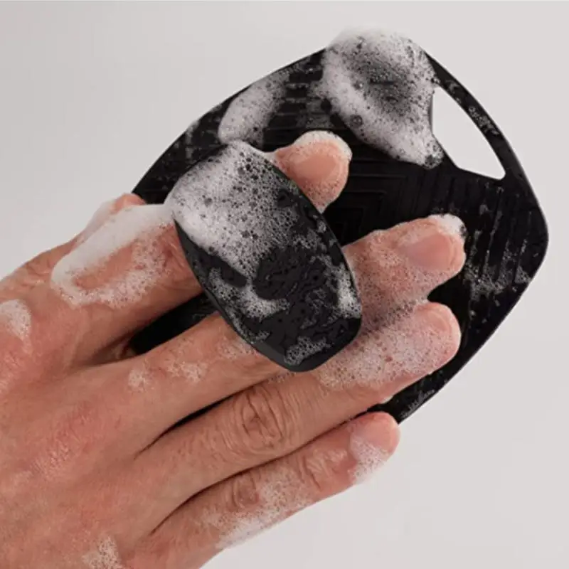 Épurateur corporel en Silicone souple, brosse nettoyante pour douche à main, exfoliant et Massage doux pour toutes sortes de peau