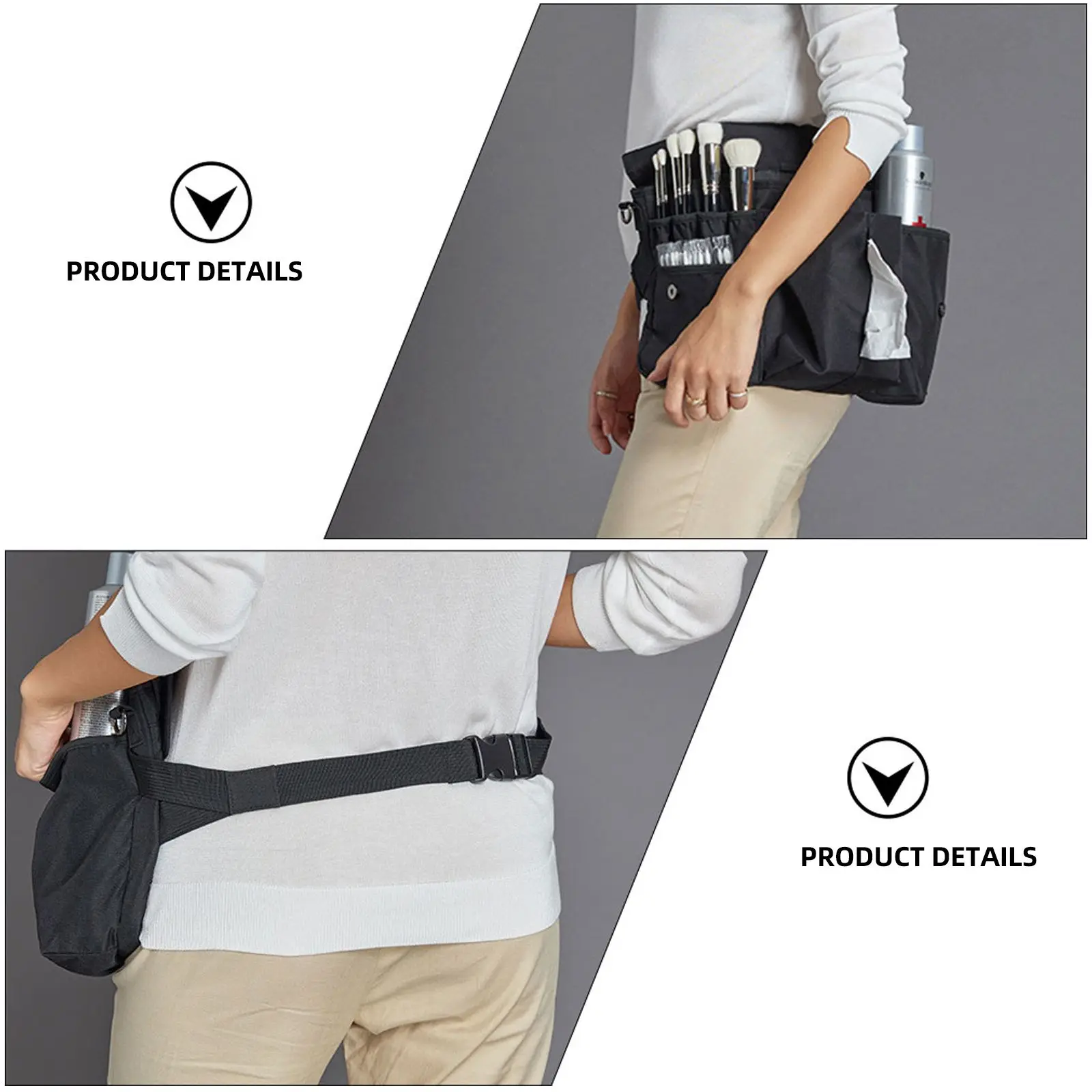 

Makeup Storage Fanny Pack Brush Bag Case Container Brushes Handbag Organizer Canvas Belt Woman Tote Bags