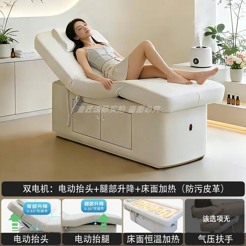 Electrically-powered Massage Tables Salon-specific Massage Tables Temperature Commercial Furniture Tavoli Per Massaggi ZY40AMC
