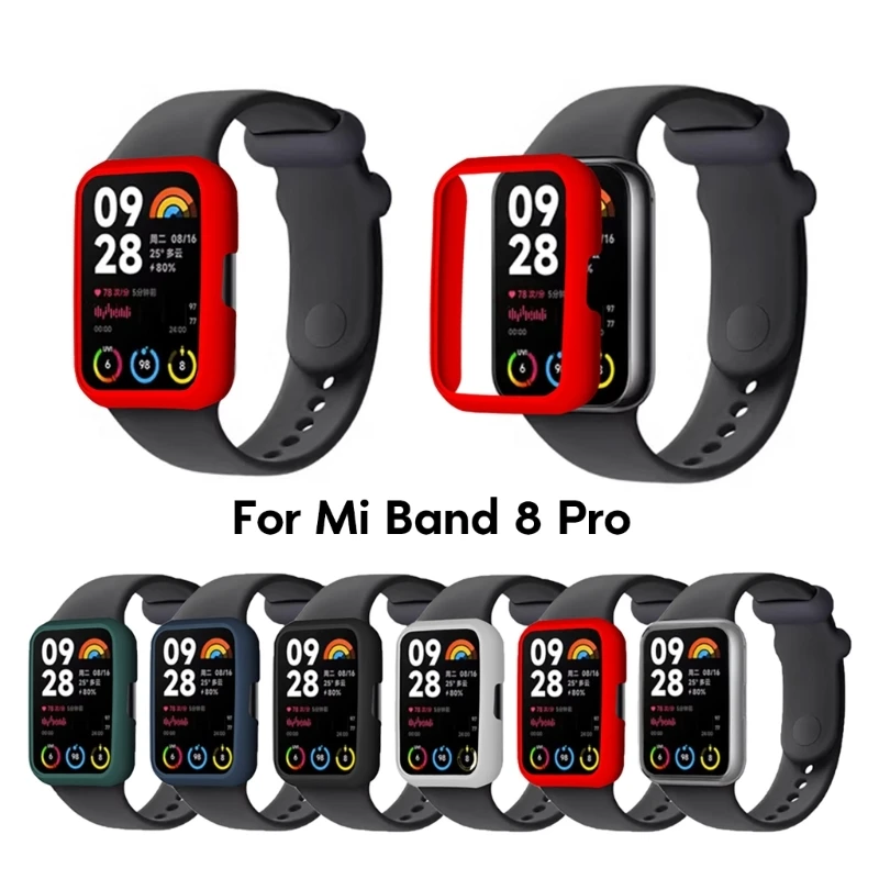 

Защитный чехол для смарт-часов Xiaomi Mi Band 8 Pro, чехол из поликарбоната для защиты экрана, Сменный Чехол для часов, жесткий бампер с рамкой