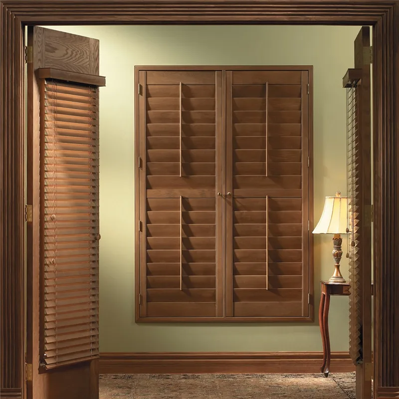 Customization Customized Factory Sale Window Shutters Wooden Window Shutters Interior Window Shutter China