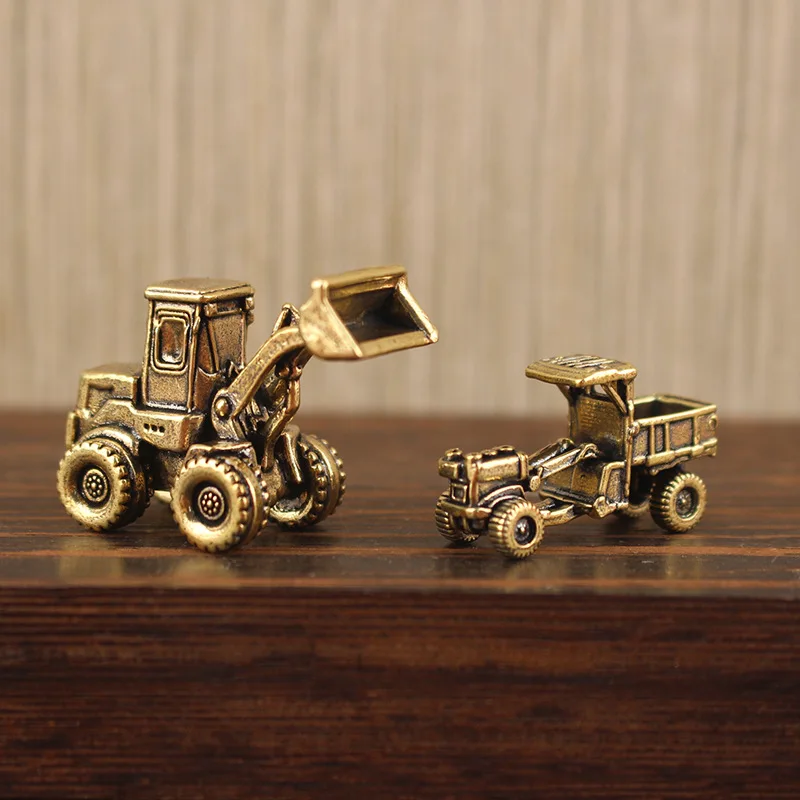 Figure Home Decor Engineering Vehicle Mini Ornament Excavator Truck Micro Landscape Desktop Decoration