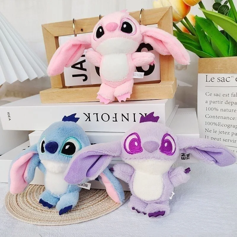 

Плюшевый брелок-игрушка Стич, украшение для рюкзака, в стиле Ins, милые куклы-игрушки, сувениры, подарки