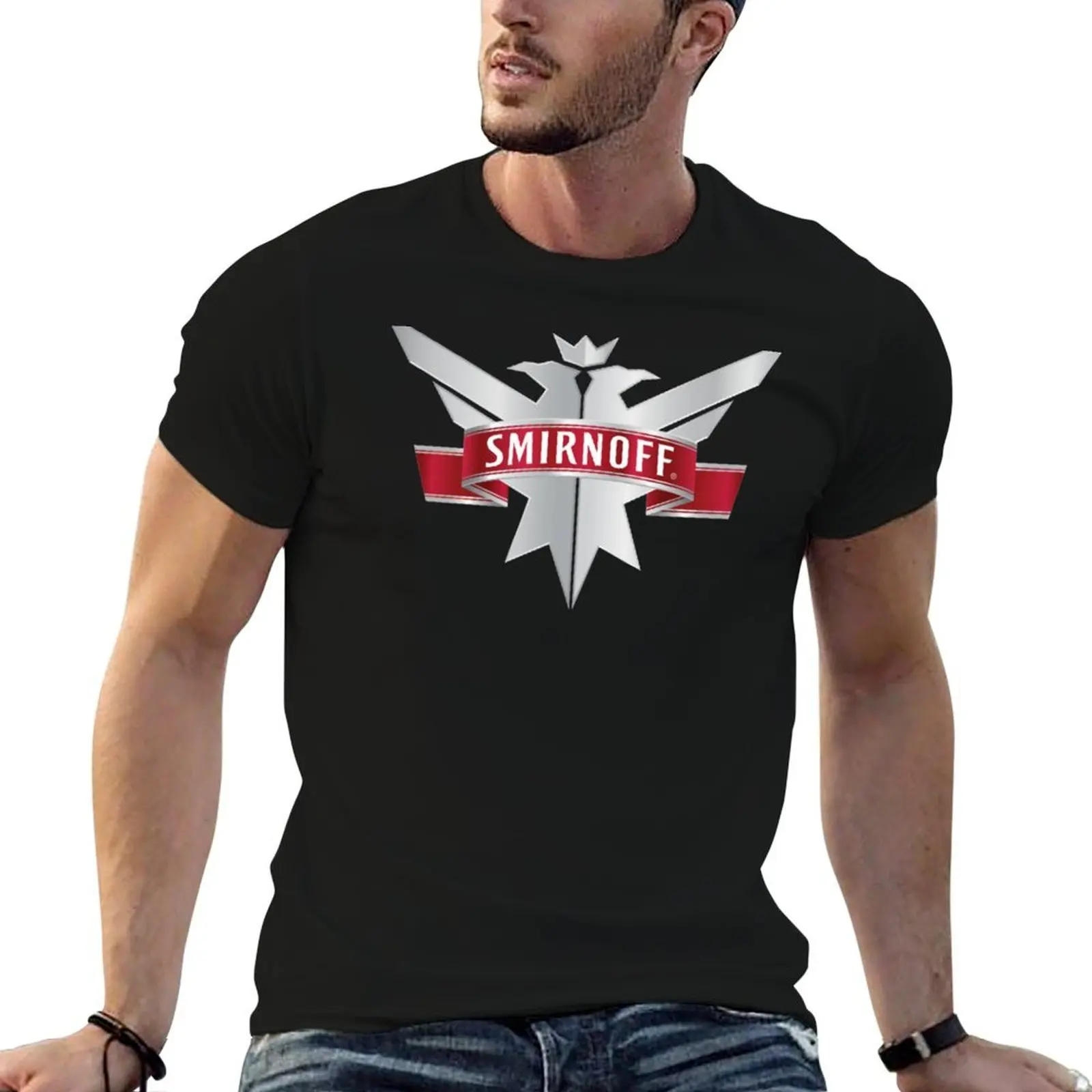 

Smirnoff logo Essential T-Shirt man t shirt summer g man t shirts for men T-Shirt