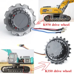 KABOLITE K970 K350 ruota motrice in metallo 1/14 RC escavatore idraulico modello di ingegneria RC auto giocattolo accessori per ruote motrici