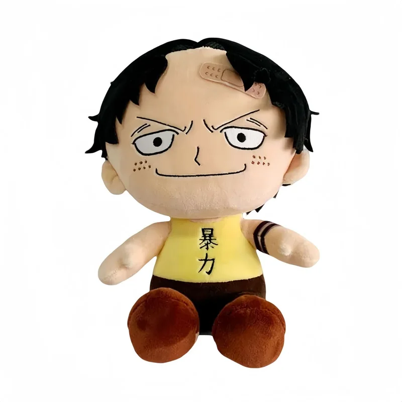 Original 25CM One Piece Anime Figures Cosplay Plush Toys Zoro Luffy Chopper Ace Law Cute Doll Cartoon Pendants Kids Xmas Gift