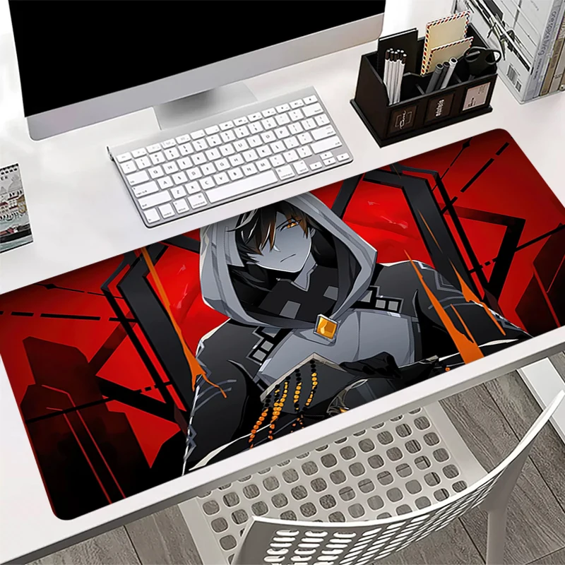 Mouse Pad Zhongli Gamer Mousepads Big Gaming Mousepad Large Keyboard Mat Waterproof Desk Pad For Computer Laptop Mouse Pad 90x40