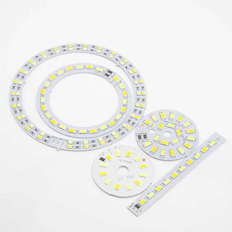 DC5V Dimmable LED chip 6W 10W 30W Surface Light Source SMD5730 LED Light Beads DIY Tricolor Adjustable LED Bulb White Warm White