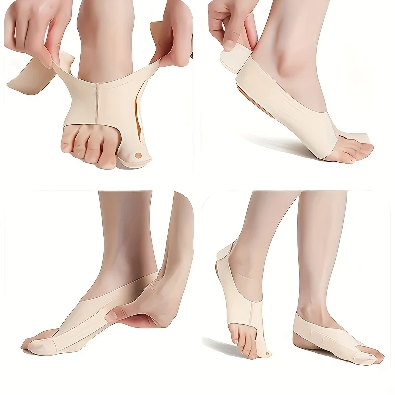 1 Stück Hallux-Valgus-Korrektursocken, Komfortabel und Atmungsaktiv für Tag/Nacht, Schmerzlinderung, Rutschfester Großzehen-Geradehalter – Detail 6