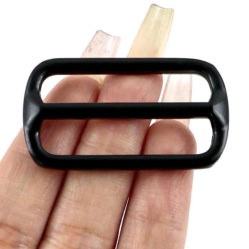 

5-20Pcs 20-38mm Metal Tri-Glide Slider Clasp Bag Strap Buckles Webbing Adjuster Buckle Arch Ring Loop DIY Hardware Accessories