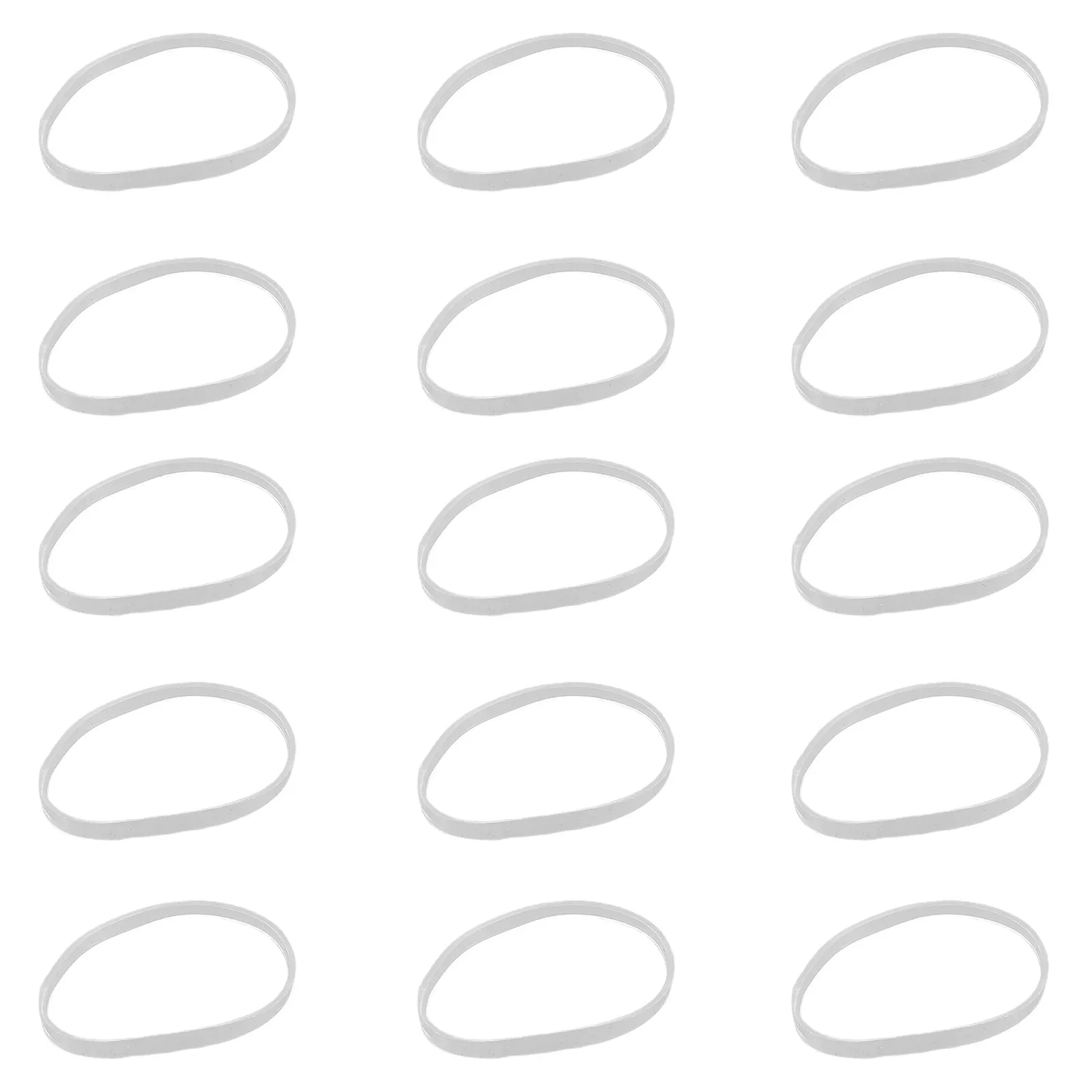 

5000Pcs Clear Thickened Elastic Hair Bands High Elasticity Strong Rubber Bands for Thick Hair Sports Travel Daily Use