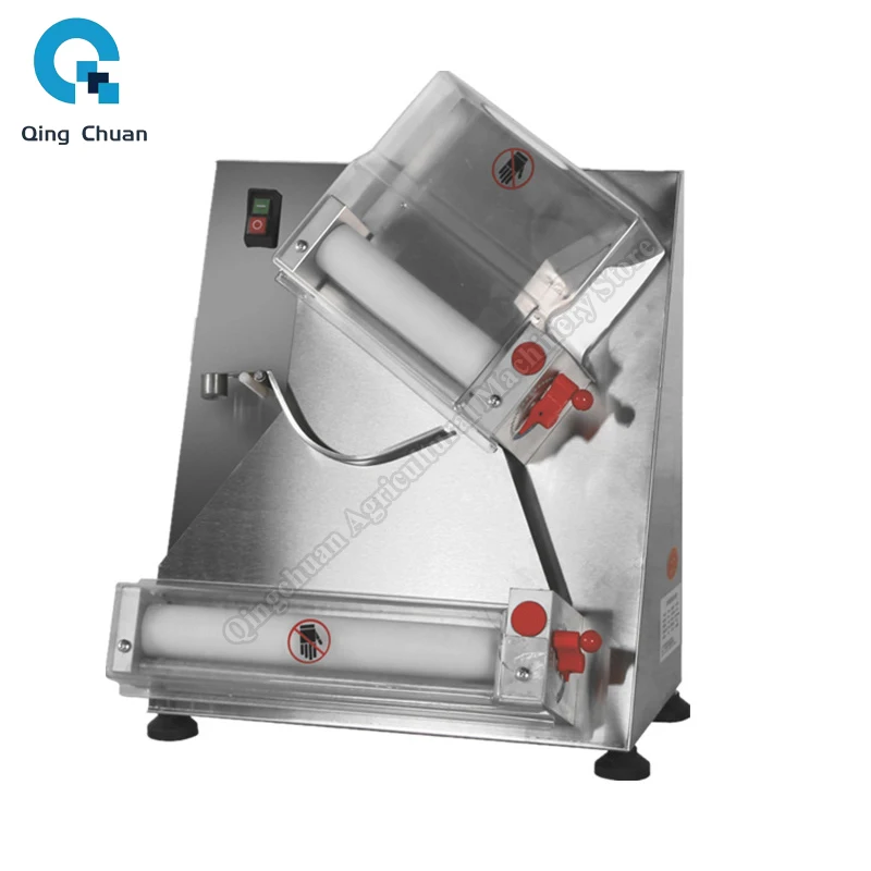Dough Pressing Machine Electric Wall Hanging Pizza Dough Moulder Forming Machine Base Roller Pizza Dough Press Machine