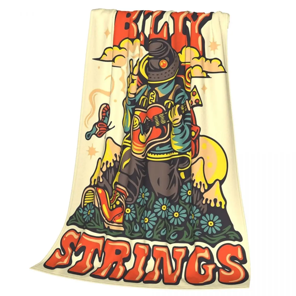 Billy Strings FALL WINTER 2021 Blanket Soft Warm Flannel Throw Blanket Bedding for Bed Living room Picnic Travel Home Couch