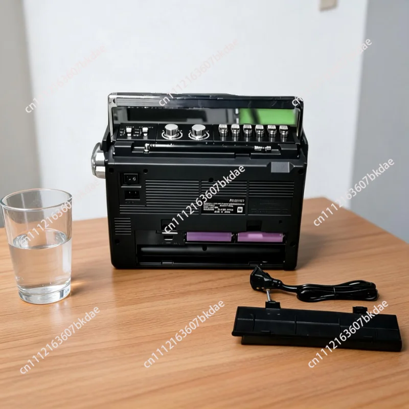 Cassette Player Recorder FM AM SW Radio Bluetooth Speaker with Card Slot Electric/Rechargeable
