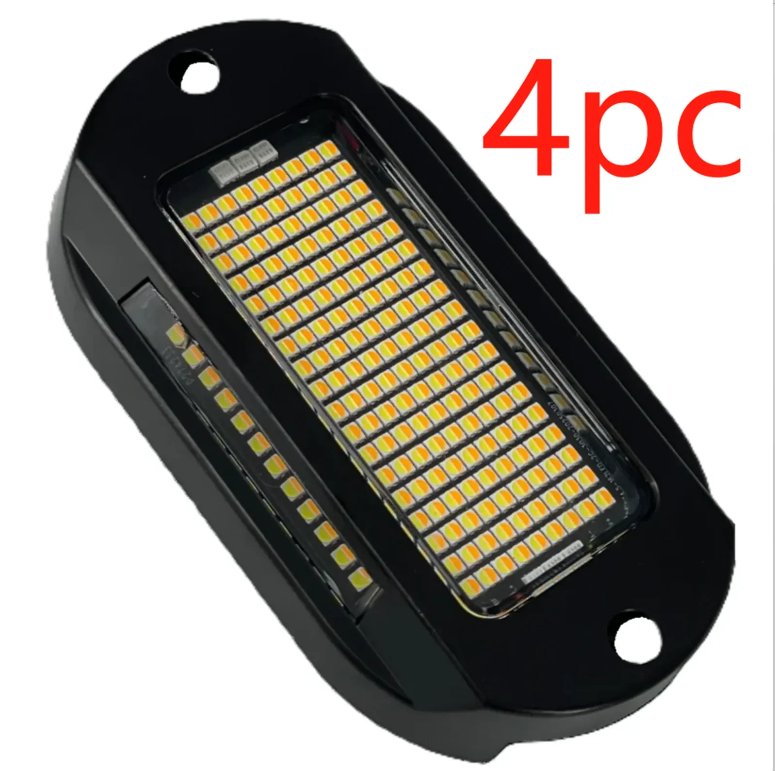 Kingshowstar 219 LED Chips Rock Light Ultra Bright White And Amber Switchback Rock Interior Lamp For UTV 12V Voltage