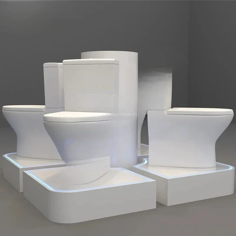 Sanitary Modern Simple Bathroom Accessory Ware Faucet Wash Basin Toilet Display Rack