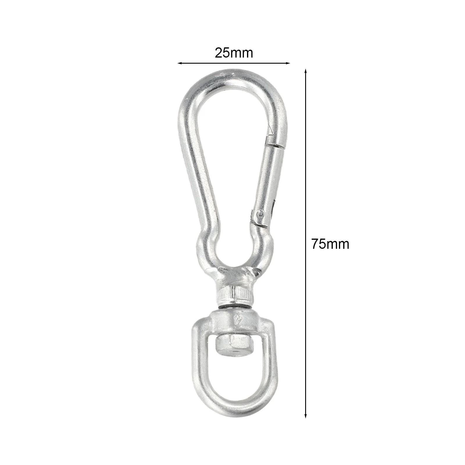 Pet Leash Clip Spring Hook For Diving For Pets Lightweight Construction Multi-Purpose Use 360 Degree Swivel Hook