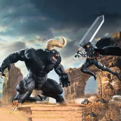 22cm Berserk Zodd L Size Anime Figure Guts Berserker Armor Action Figure Berserk Splashing Blood Figurine Collectible Model Toy