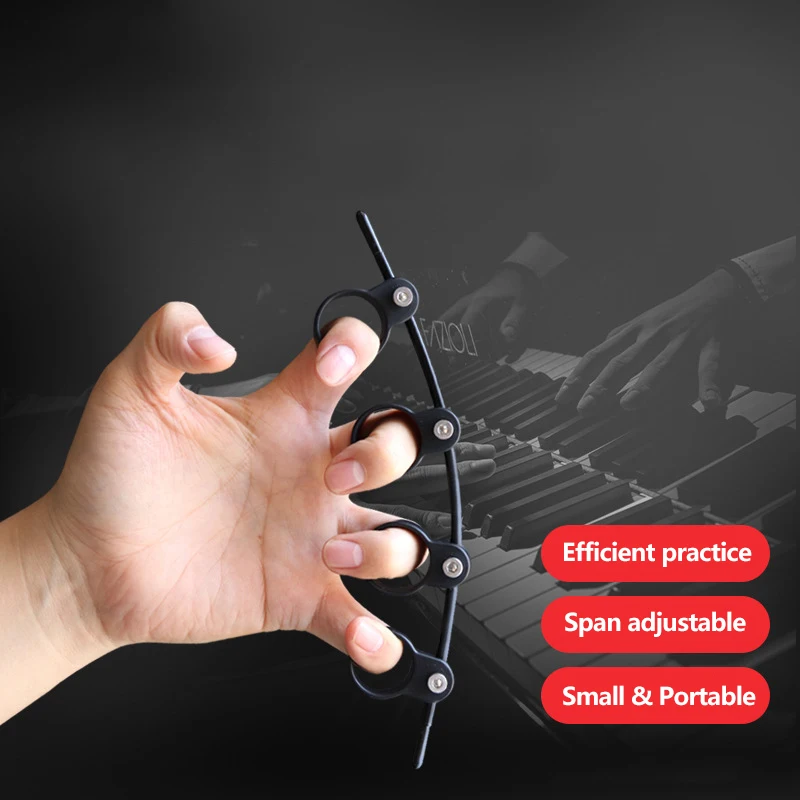 Musical Instrument Universal Finger Amplifier Ukulele Guitar Bass Accessories Piano Beginners Practice Adjustable Spacing