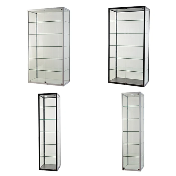 Lemari Pajangan Cerutu Titanium Custom.Supply, Meja Pajangan Rokok, Etalase Kaca ke USA