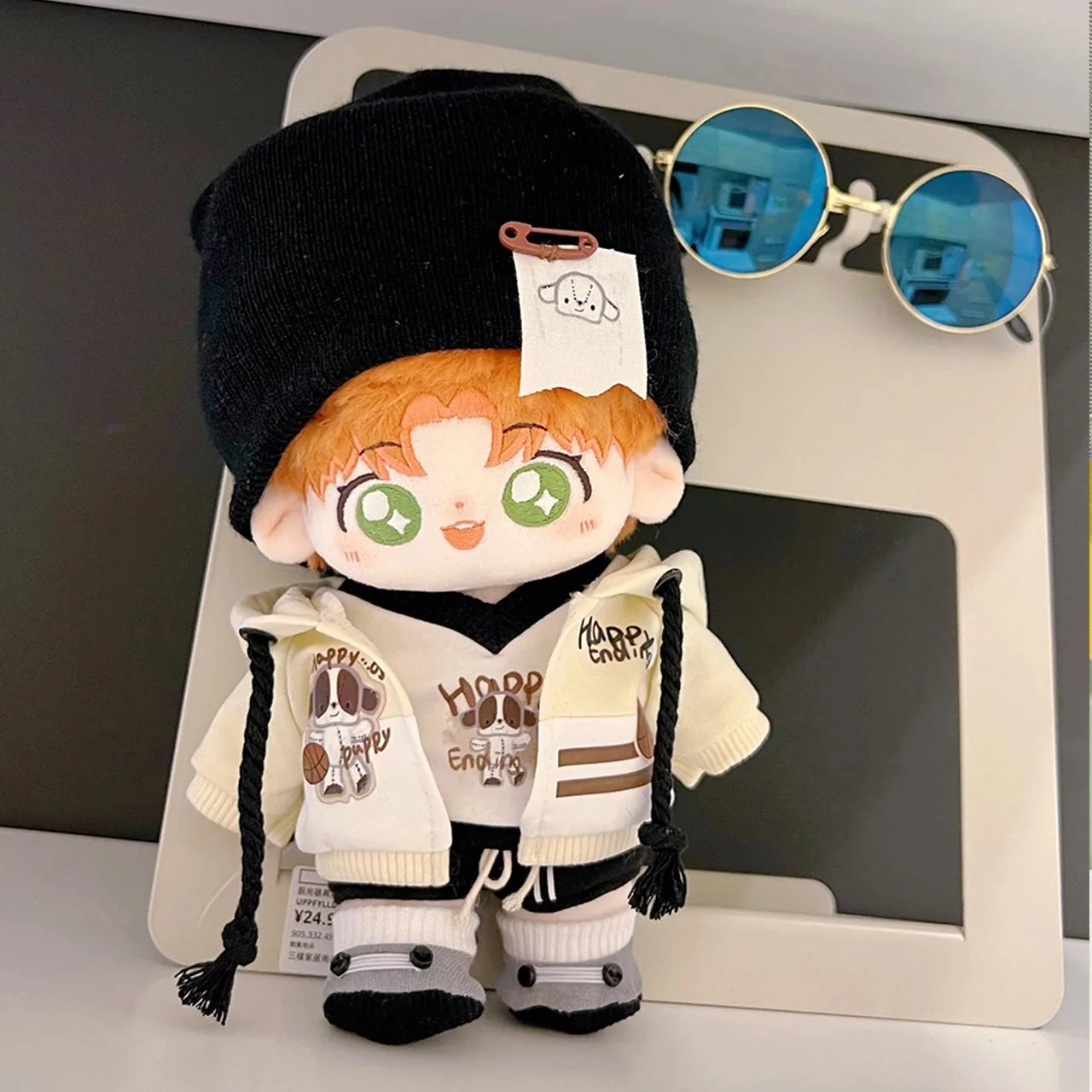 Abrigo de baloncesto para niño, traje informal de dibujos animados, 15/20cm