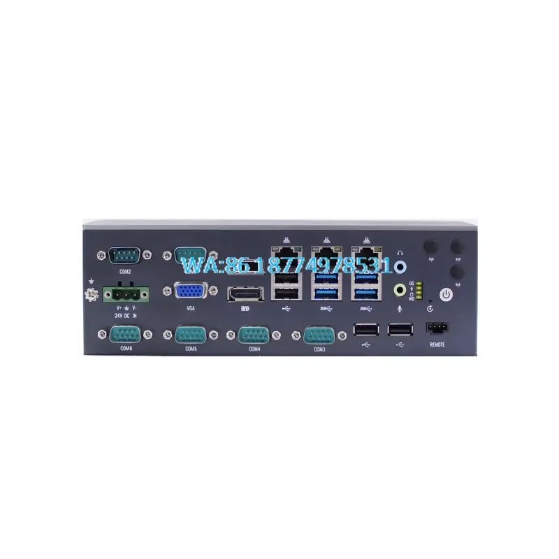 Wmwmnu for Core I3 I5 I7 Fanless Mini PC Embedded Industrial Computer with RS232 RS485 Supports Windows 10 in Stock