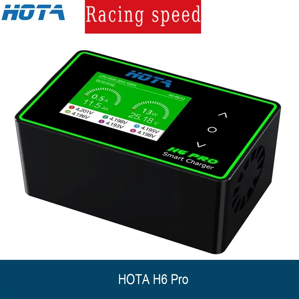 HOTA H6 Pro Duo AC 200W DC 700W 26A Mini Battery Charger 1-6S Lipo NiMh Li-ion Ni-Cd Digital RC Balance Charger Discharger