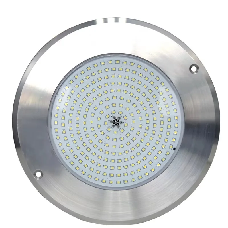 Factory Direct Sale Submersible Led Light Patented Design Slim 3mm IP68  Resin Filled 12V Pool Light with Remote Rgb