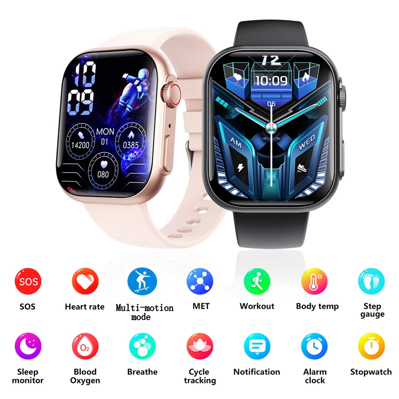 2025 New For XIAOM1 ECG+PPG Blood Fat Uric Acid Health Smartwatch Men Women Heart Rate Blood Pressure Bluetooth Call Smart Watch
