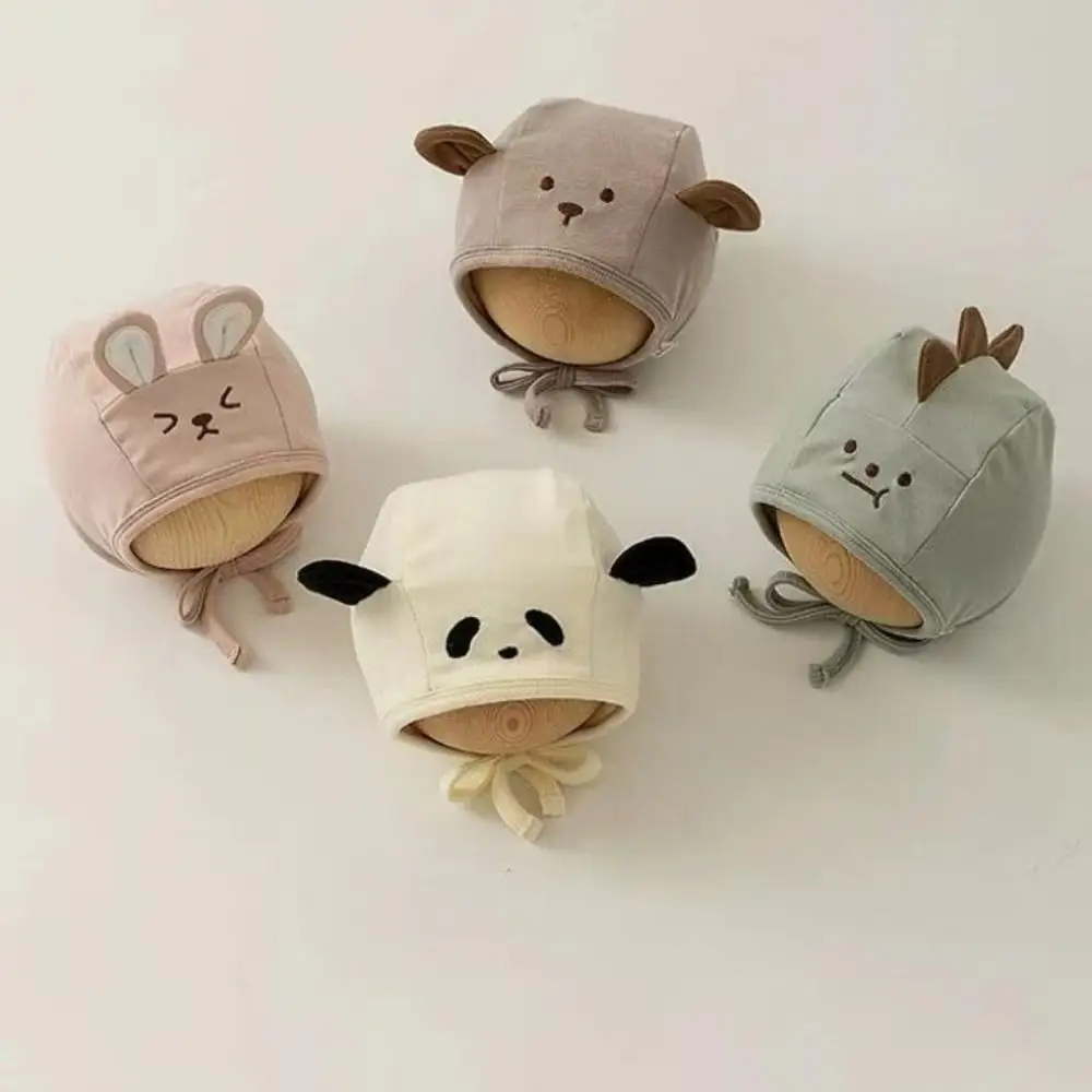 

Милая детская шапка с изображением плода в горошек, шапочка для новорожденных с героями мультфильмов, шапка с галстуком и ремешком, детская шапка с изображением животных, шапка для малышей