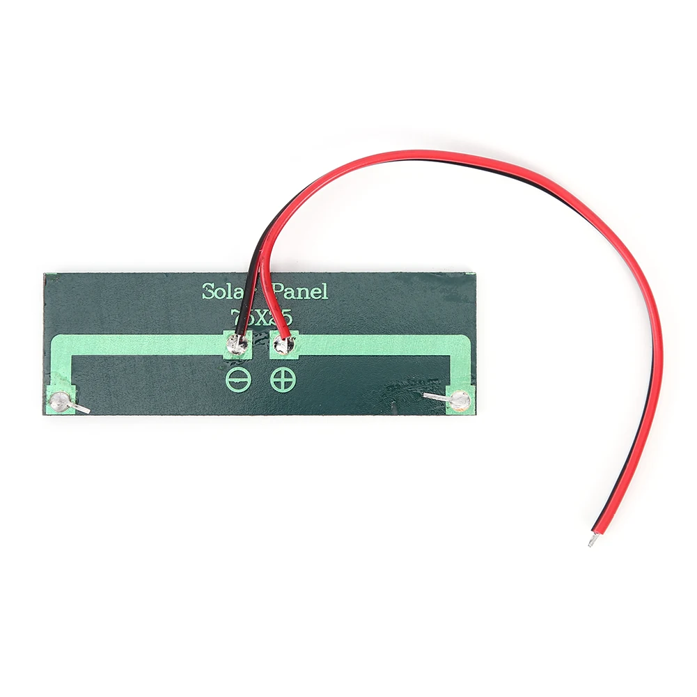 لوحة طاقة شمسية 4 فولت 0.2 وات صغيرة 2-سلك إيبوكسي 8 للسفر في الهواء الطلق خلايا قابلة لإعادة الشحن مقاومة للماء للمشروعات الشمسية 3 × 1 بوصة #4
